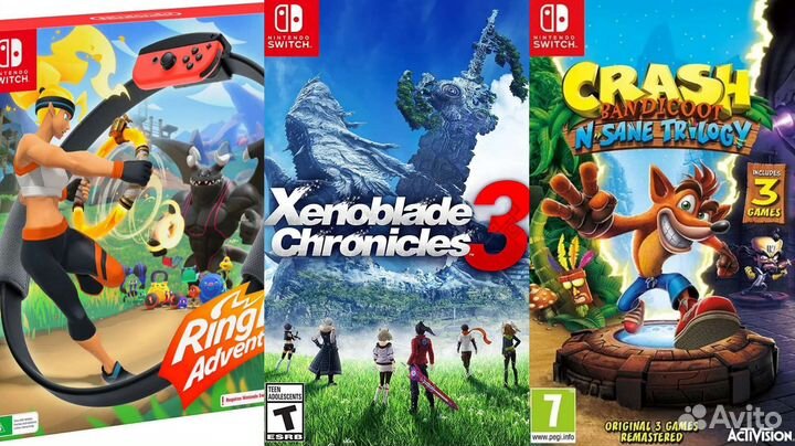 Игры для Nintendo Switch катриджи