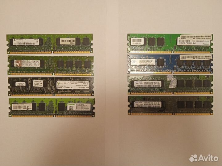 Оперативная память DDR2 / DDR3