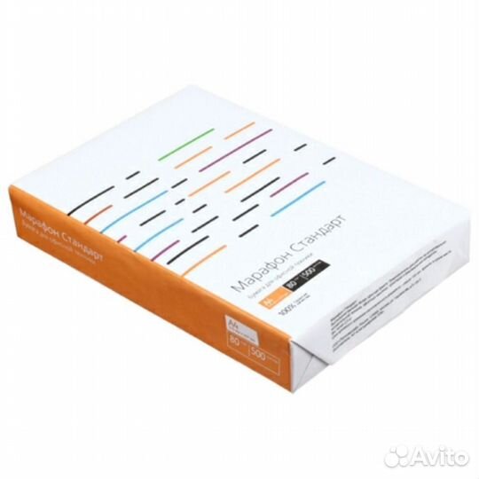 Бумага A4 Марафон Стандарт 80г./м. 500л. #390434