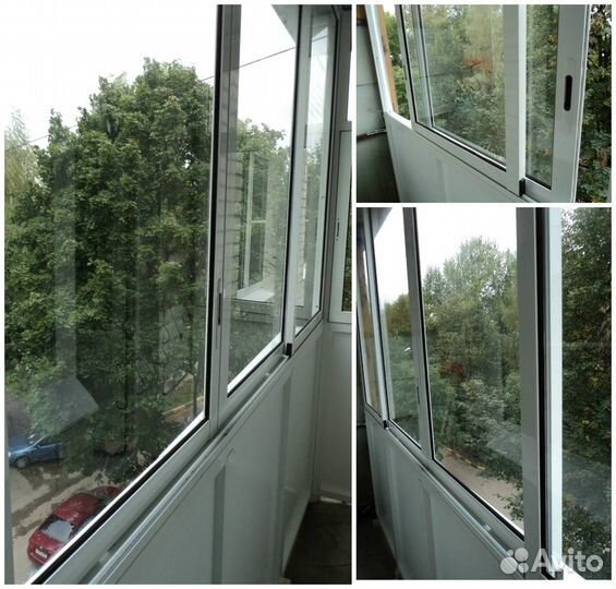 Алюминиевые окна рамы-купе