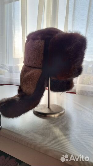 Норковая шапка мужская