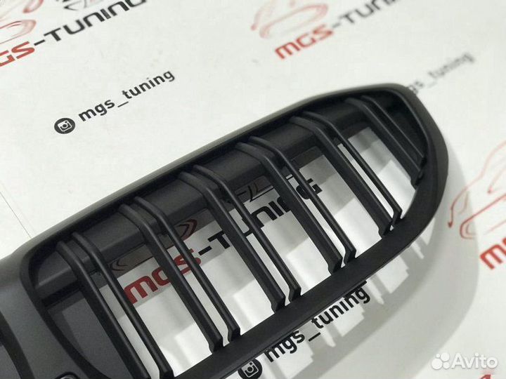 Решетка радиатора BMW 3 серии G20 м3 черный мат