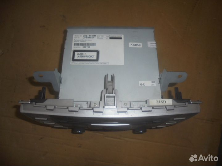 Mazda 6 (GH) Магнитола 2007-2012 год