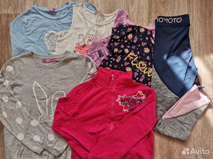 Вещи пакетом на девочку 134-140
