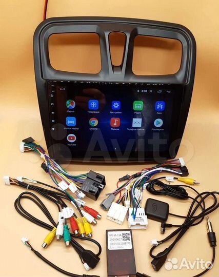 Магнитола андроид Рено Логан, Сандеро-2.(арт.697)