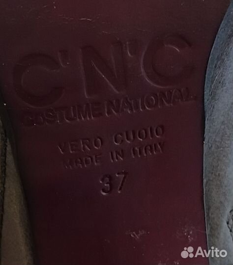 Женские ботильоны cnc costume national vero cuoio