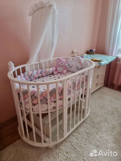 Балдахин в кроватку с держателем