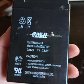 Аккумуляторная батарея casil CA628 6V 2.8AH