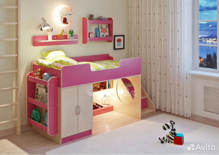 Кровать чердак