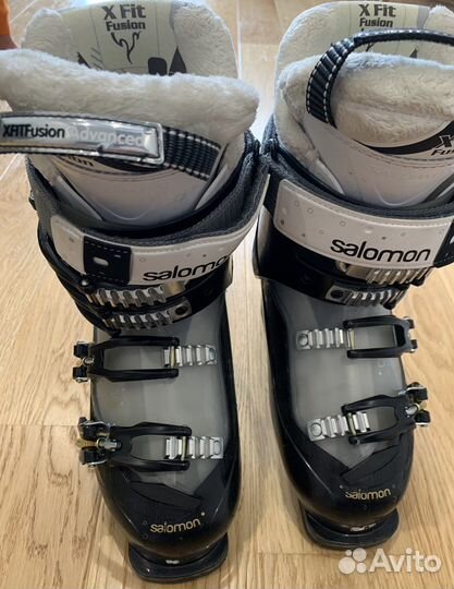 Горные лыжи Head (с крепл.) и ботинки Salomon