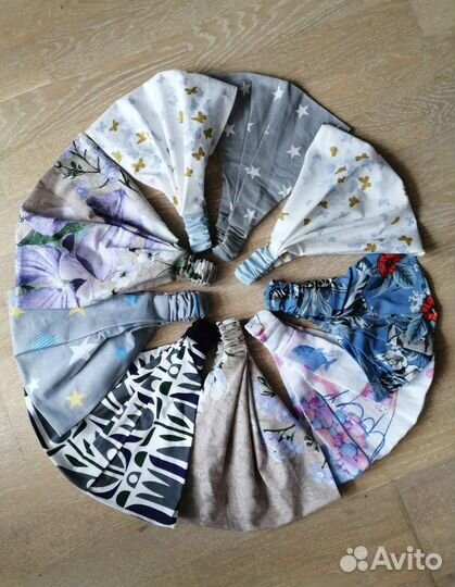 Бандана платок косынка слюнявчик из муслина