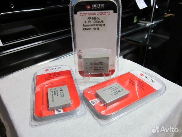 Аккумуляторная батарея AcmePower AP-NB-5L Canon