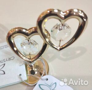 Фигурка декоративная «2 сердца»