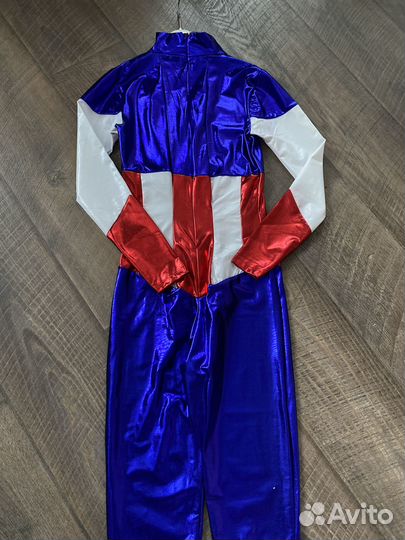 Костюм карнавальный Капитан Америка женский