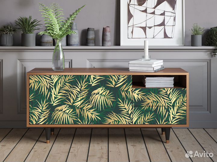 Тв-тумба T7 - Орех - Sunny Palm Tree