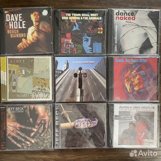 Диски CD фирменные блюз из японии 08/23