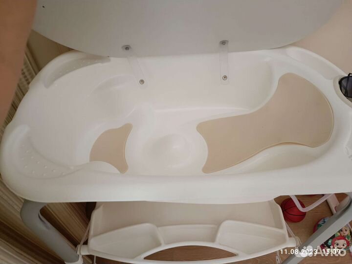 Пеленальный столик с ванночкой cam cambio