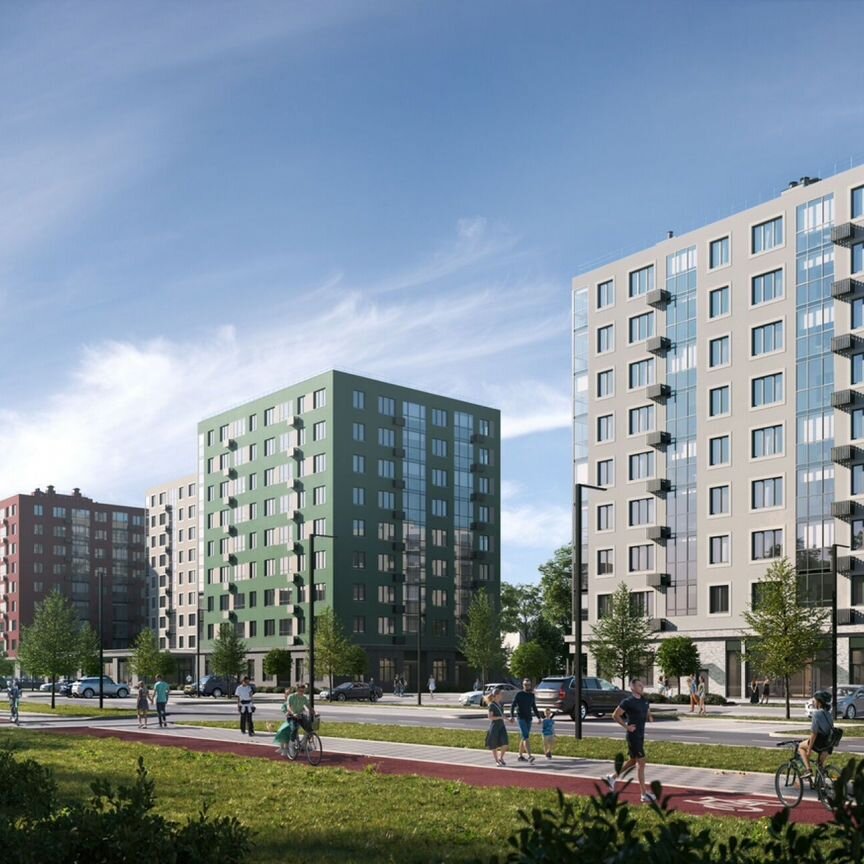 1-к. квартира, 36,7 м², 2/9 эт.