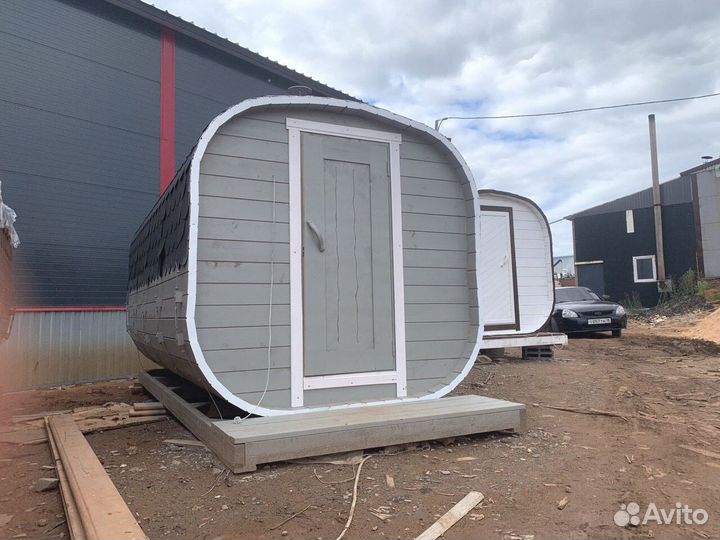 Баня-бочка квадро с доставкой