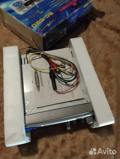 Автомагнитола Supersonic SC-520 кассетная съемная