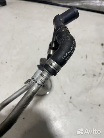 Патрубок охлаждения турбины Мерседес 166 x166 M278