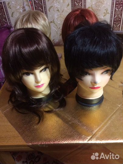 Парики, шиньоны из искусственных волос, новые)