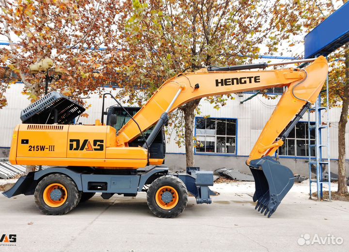 Колёсный экскаватор HENGTE HT215W, 2024