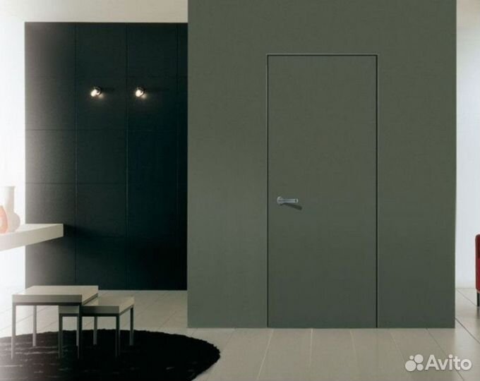 Скрытые двери под отделку