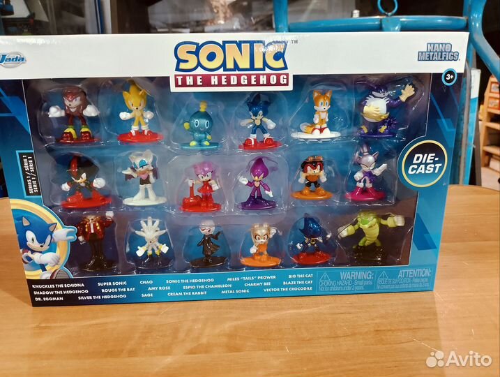 Набор фигурок Nano Sonic The Hedgehog 18 шт