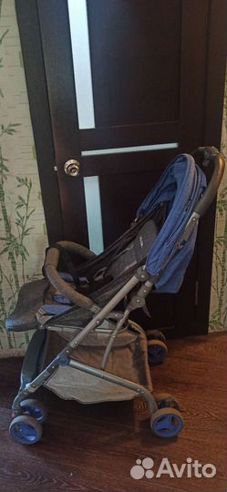 Прогулочная коляска babyton click blue