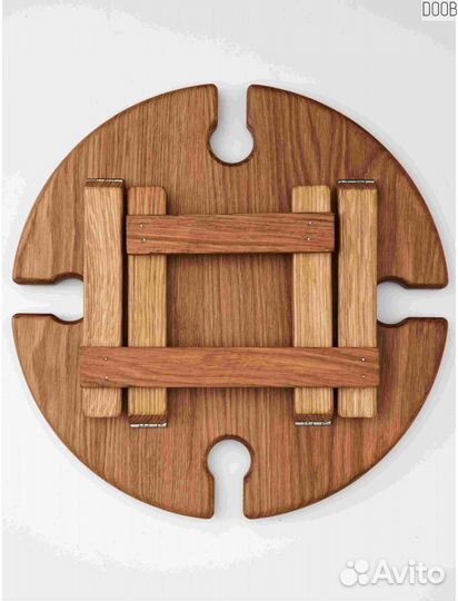 Деревянный столик винный для 4 бокалов оптом