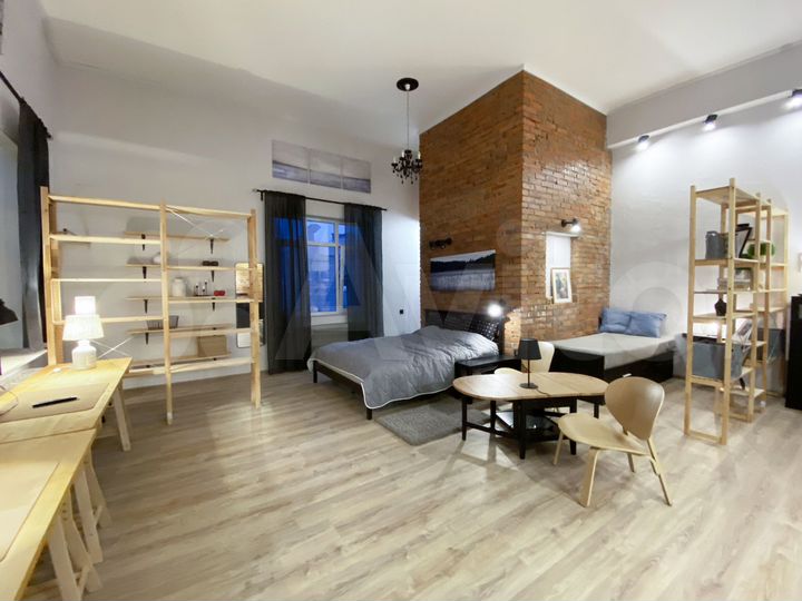 Квартира-студия, 47,8 м², 6/6 эт.