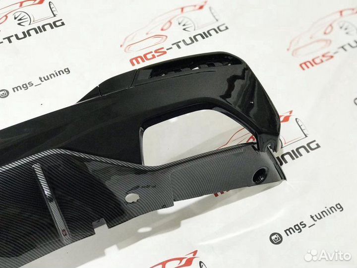 Диффузор BMW 5 series G30 M-Performance Под карбон