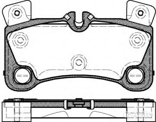 Колодки тормозные 1346.00 Remsa