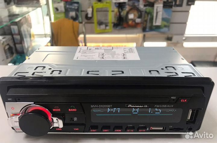 Автомагнитола Pioneer MVH-D520 SBT блютуз