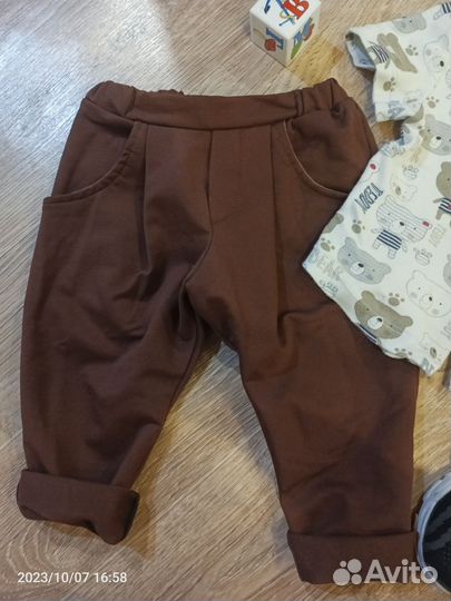 Рубашка и брючки +обувь 21р