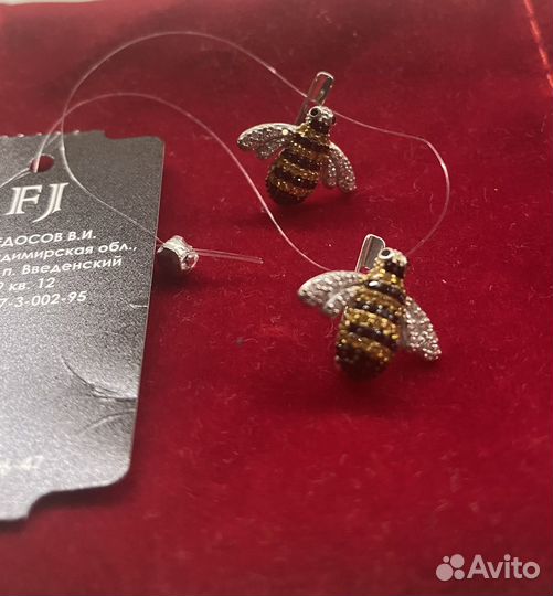 Серебряные серьги