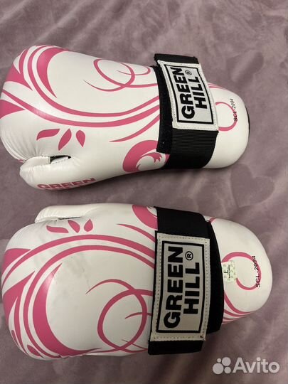 Боксерские перчатки green hill 10