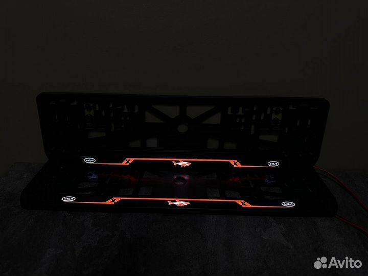 Номерная рамка с вашим логотипом