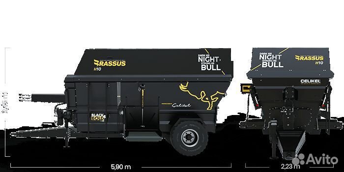 Миксер-кормораздатчик Celikel Brassus 10, 2023