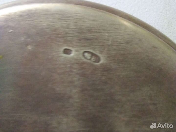 Антикварная серебрянная табокерка клеймо 84. К. Ф