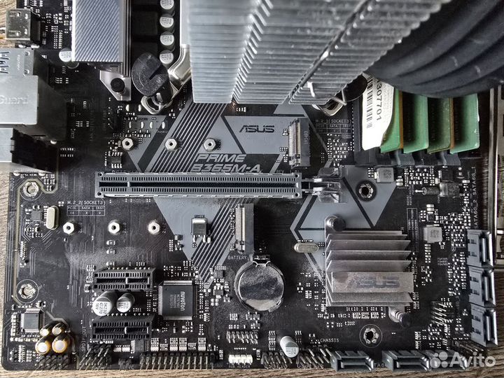 Набор комплектующих для сборки пк с монитором