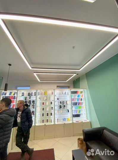 Светодиодный светильник треугольник