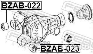 Сайлентблок подушки дифференциала mercedes benz