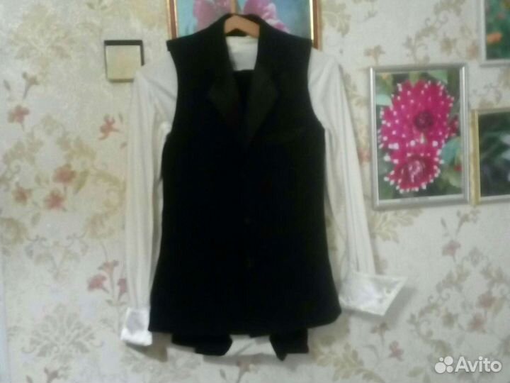 Танцевальные :жилет, брюки, рубашка- (боди)