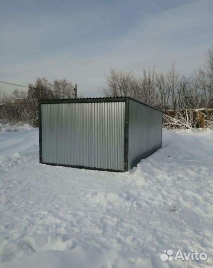 Гараж ракушка Оцинкованная