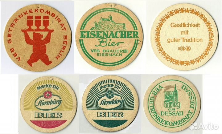 Бирдекель,пивные подставки гдр чсср 70-80-е гг