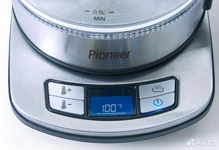 Чайник Pioneer strix, 1,7 л, 2200 Вт новый