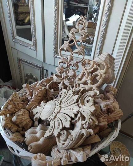 Резьба из дерева в стиле барокко