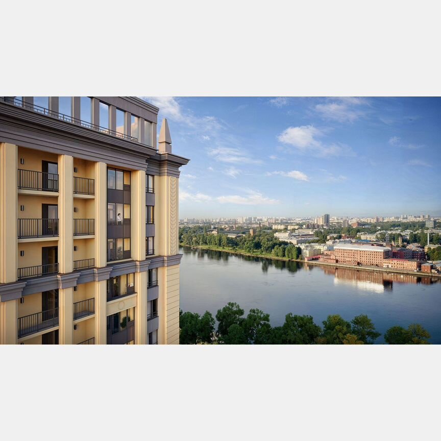 2-к. квартира, 63,3 м², 17/23 эт.